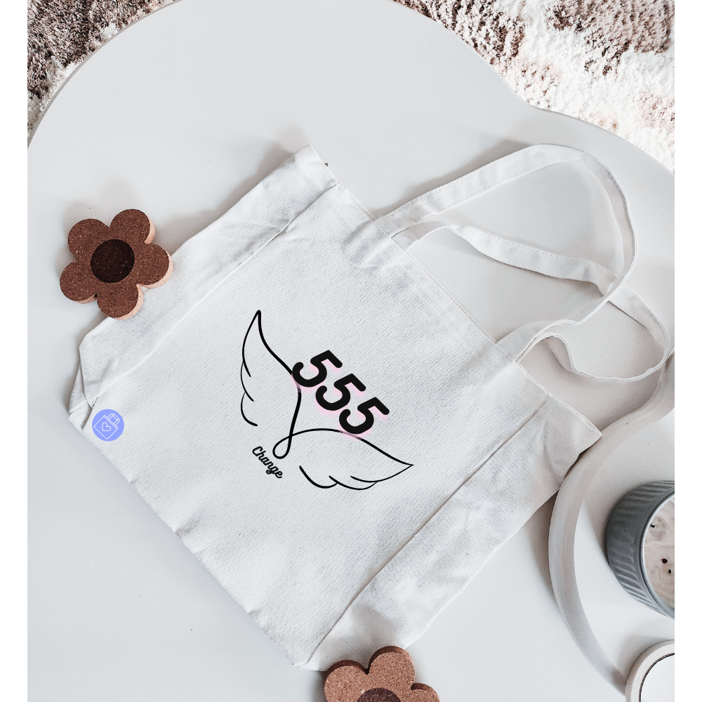 555 CHANGE ANGEL NUMBERS TOTE