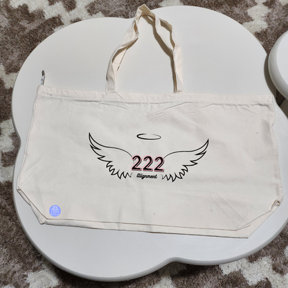 222 ALIGNMENT ANGEL NUMBERS TOTE