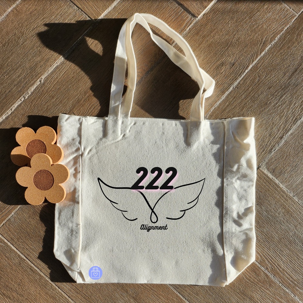 222 ALIGNMENT ANGEL NUMBERS TOTE