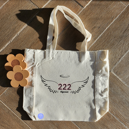 222 ALIGNMENT ANGEL NUMBERS TOTE