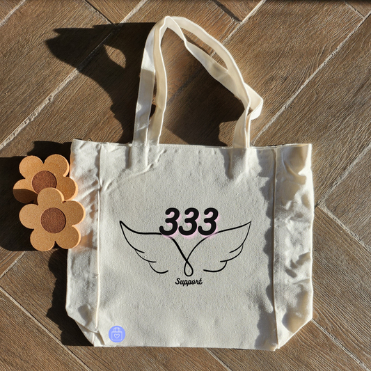 333 SUPPORT ANGEL NUMBERS TOTE