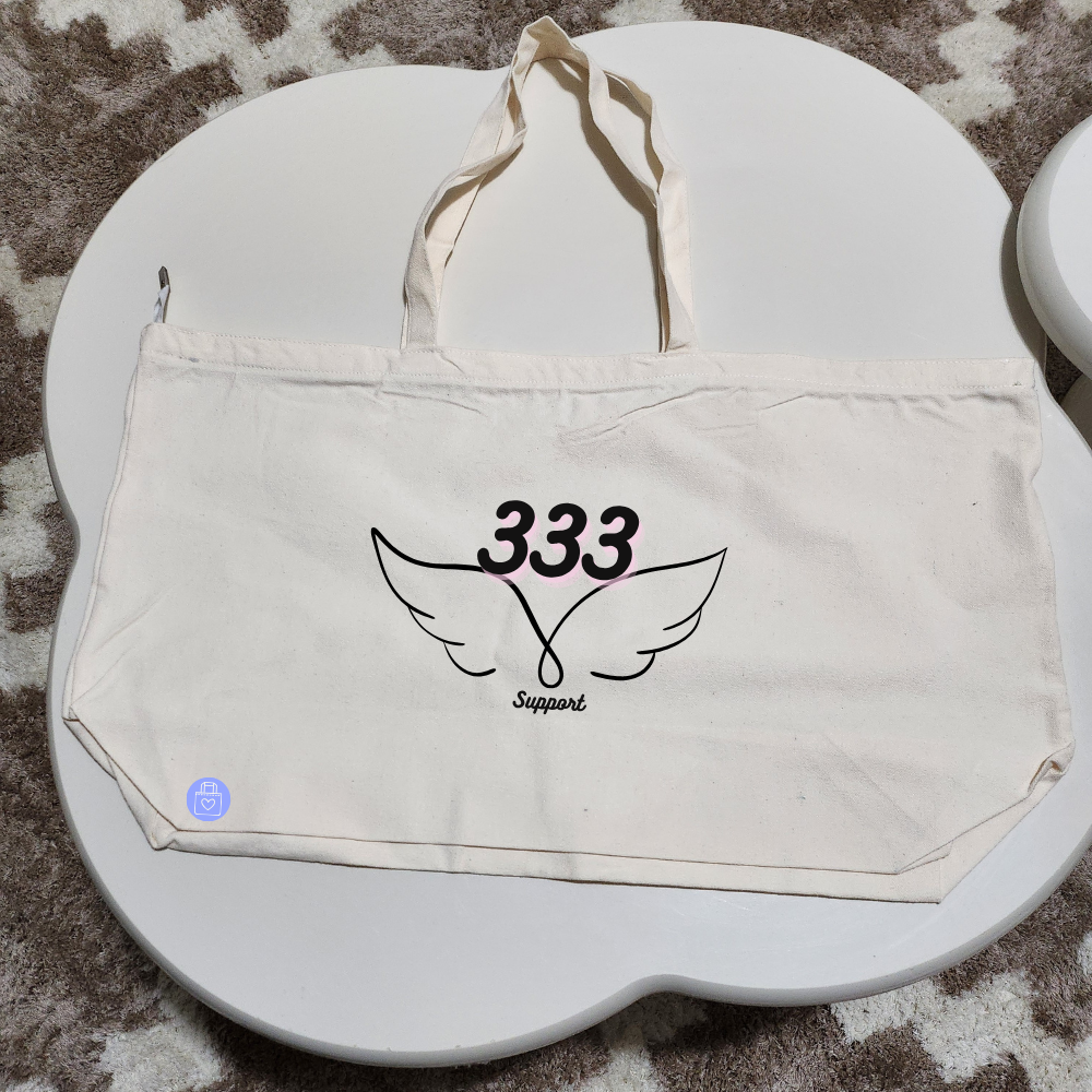 333 SUPPORT ANGEL NUMBERS TOTE