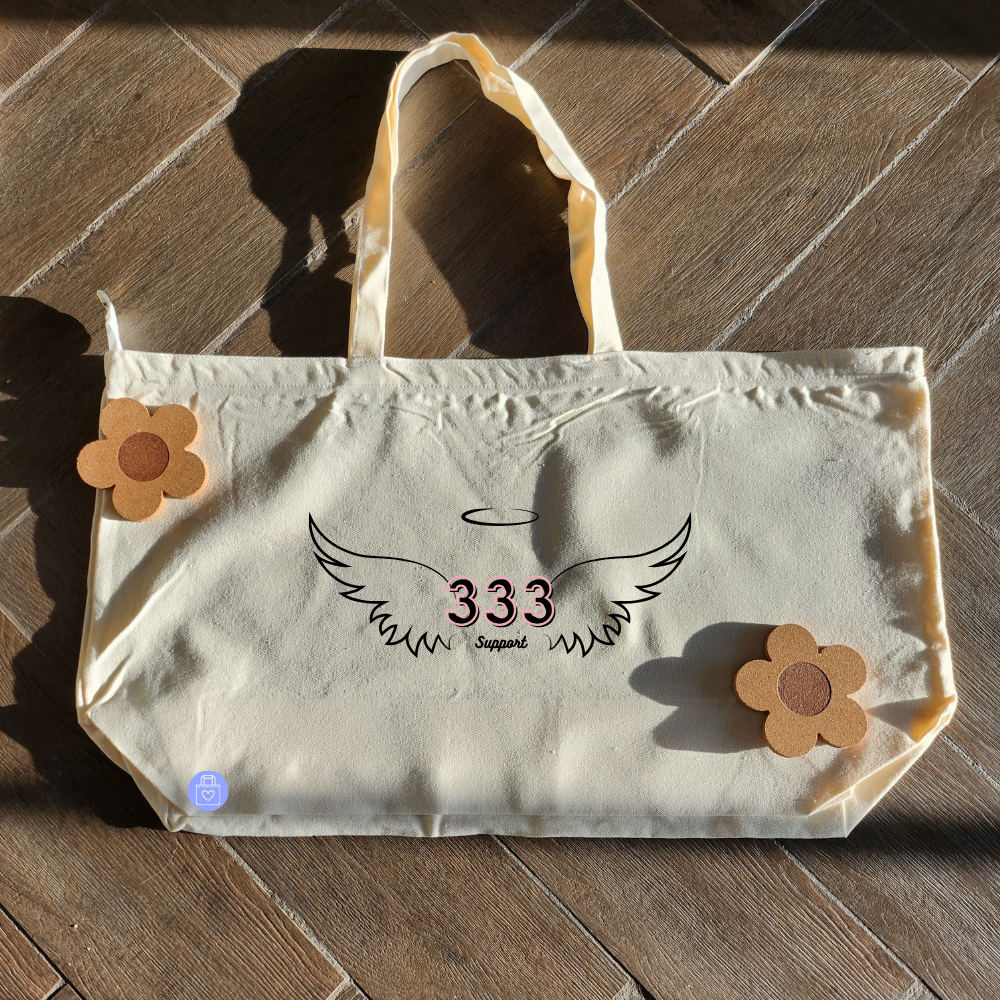 333 SUPPORT ANGEL NUMBERS TOTE